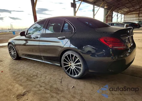 2017 Mercedes-Benz C 43 4Matic Amg from USA, damaged, VIN 55SWF6EB0HU231224